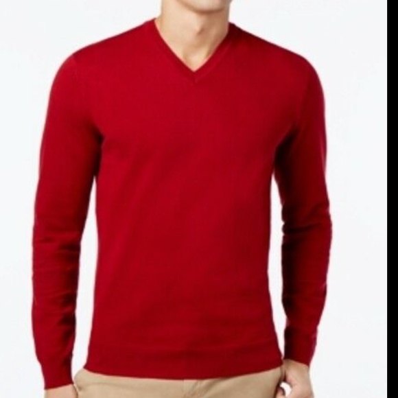 🌟 Classic V-Neck Knit Sweater - Picture 1 of 7